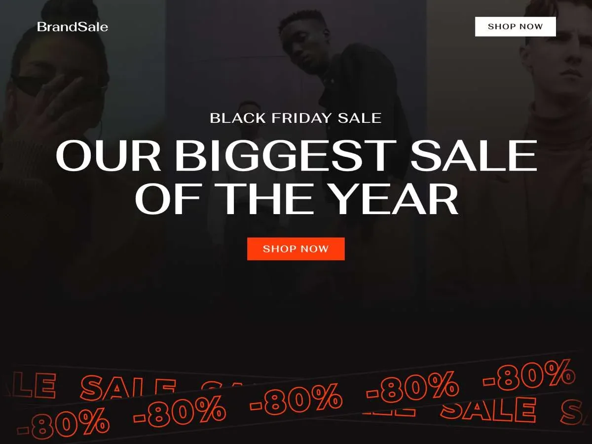 Vista previa del diseño Black Friday Sale