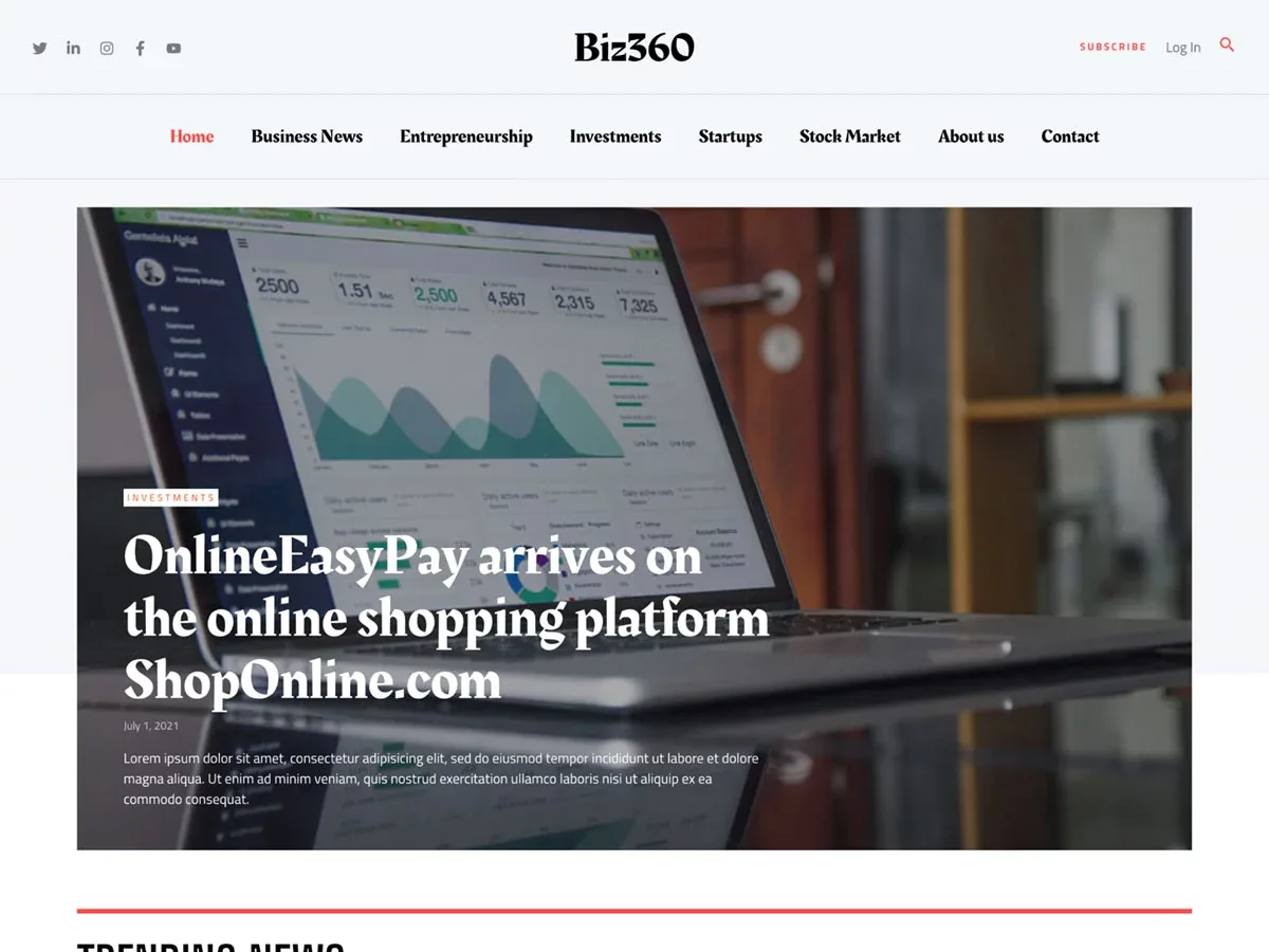 Vista previa del diseño Business Magazine