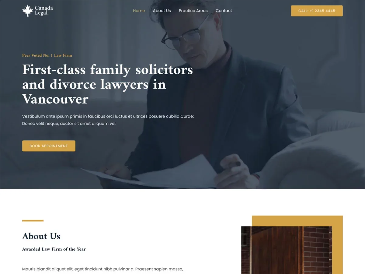 Vista previa del diseño Family Lawyer