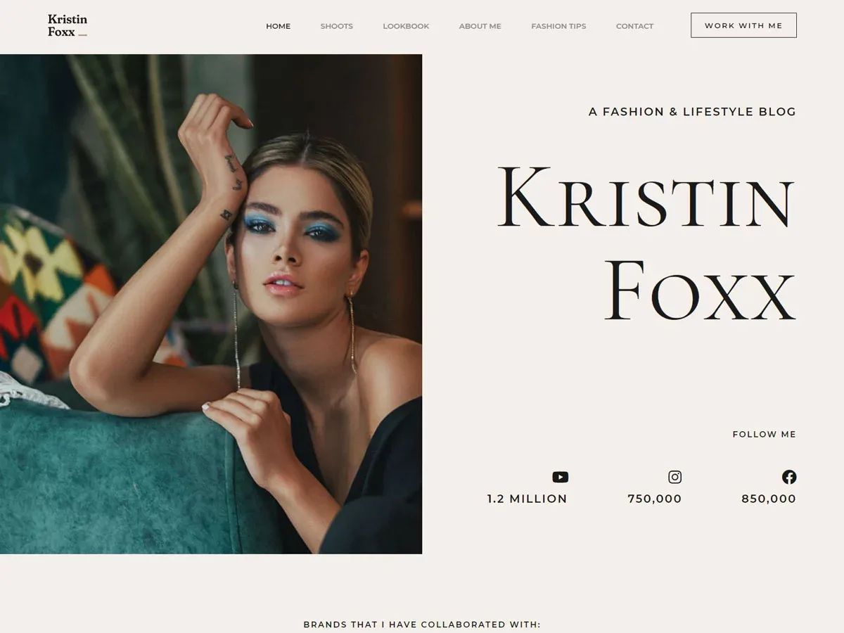 Vista previa del diseño Fashion Influencer