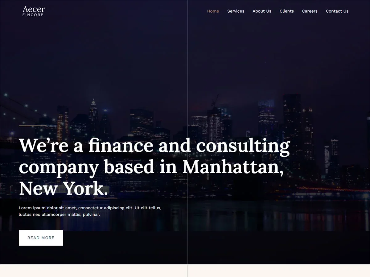 Vista previa del diseño Finance & Consulting