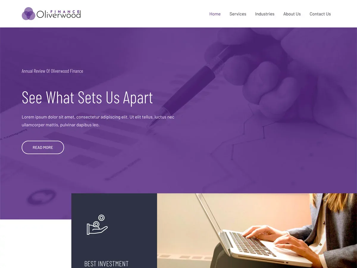Vista previa del diseño Financial Advisors
