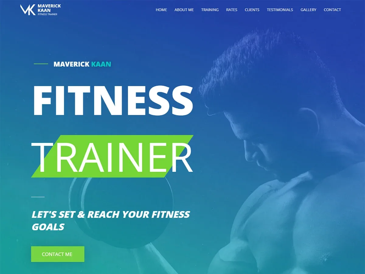 Vista previa del diseño Fitness Trainer