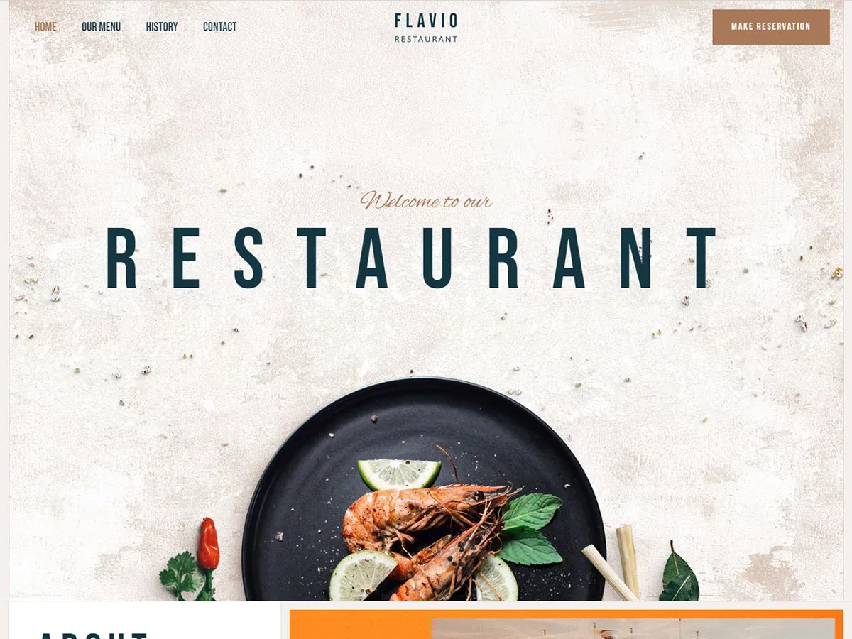 Vista previa del diseño Flavio Restaurant