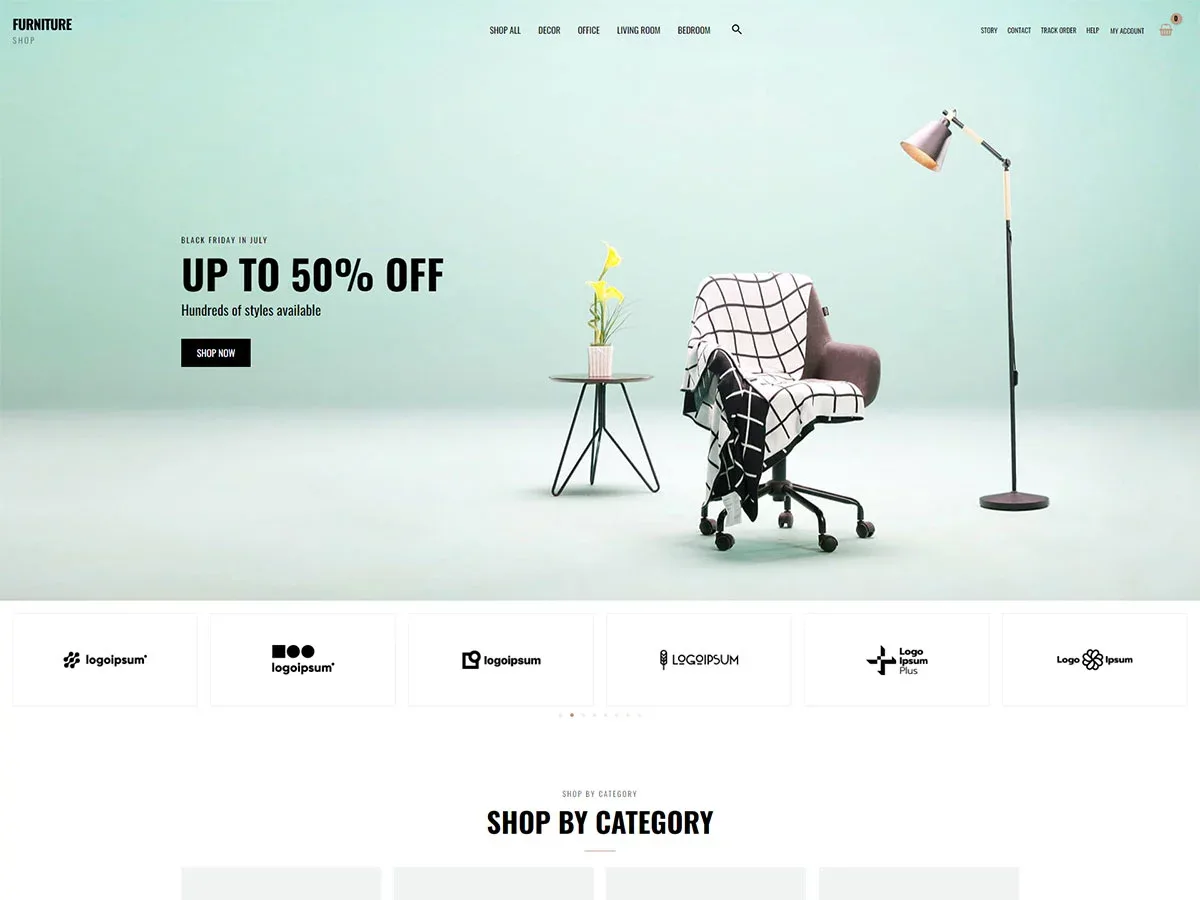 Vista previa del diseño Furniture Shop