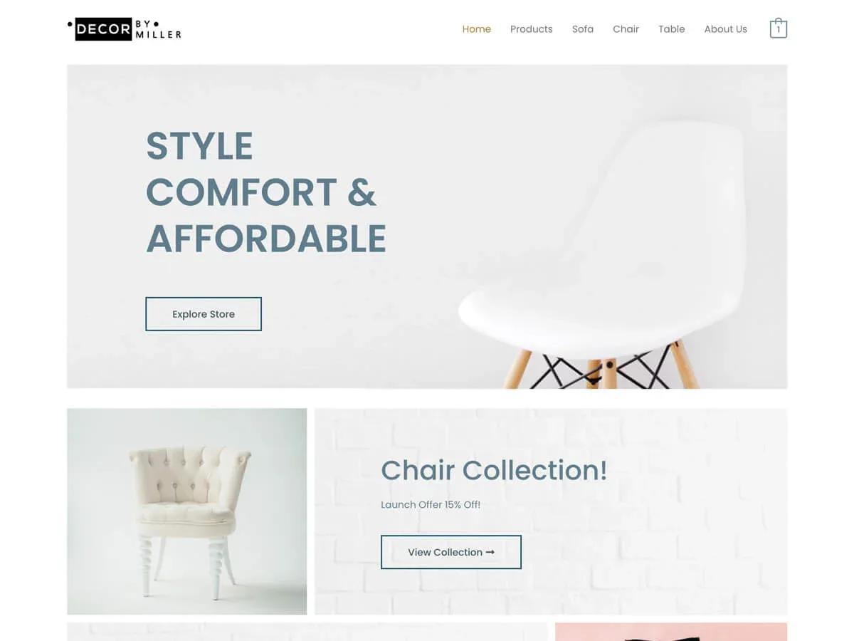 Vista previa del diseño Furniture Store