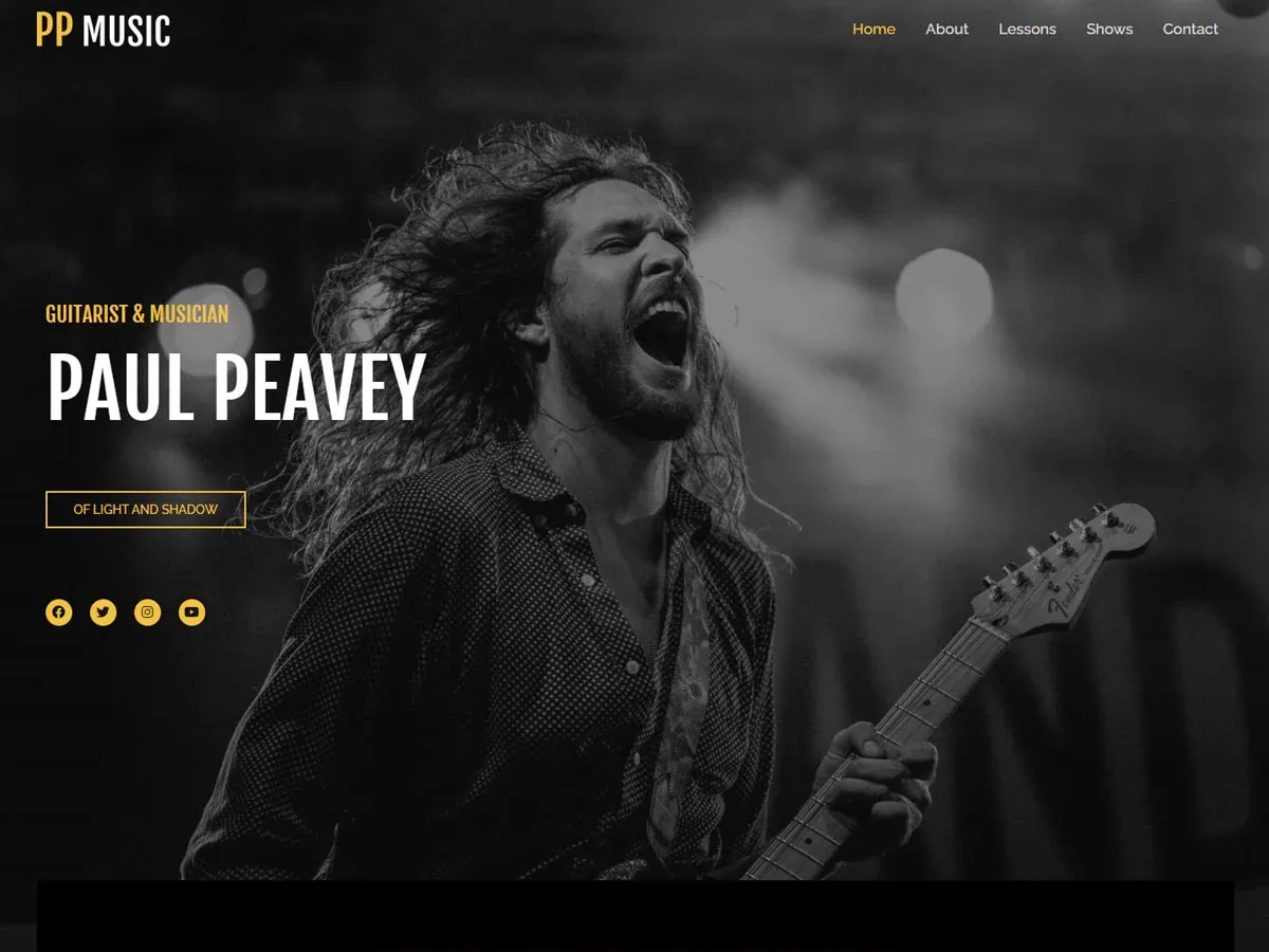 Vista previa del diseño Guitarist