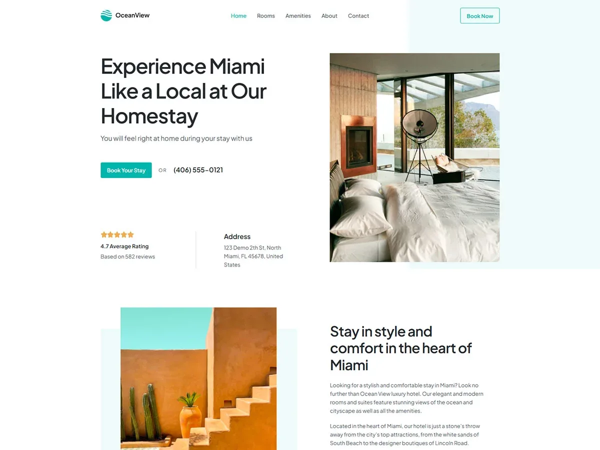 Vista previa del diseño Homestay