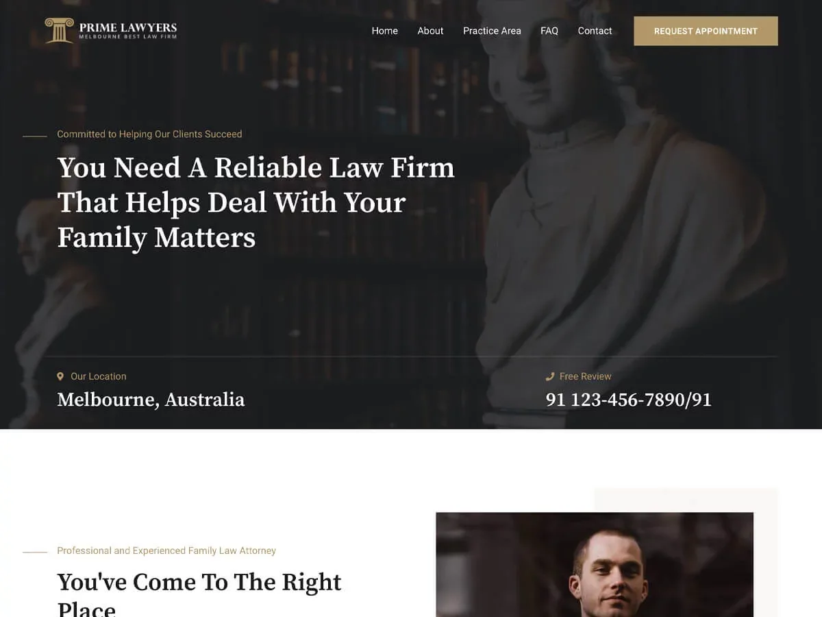 Vista previa del diseño Prime Lawyers