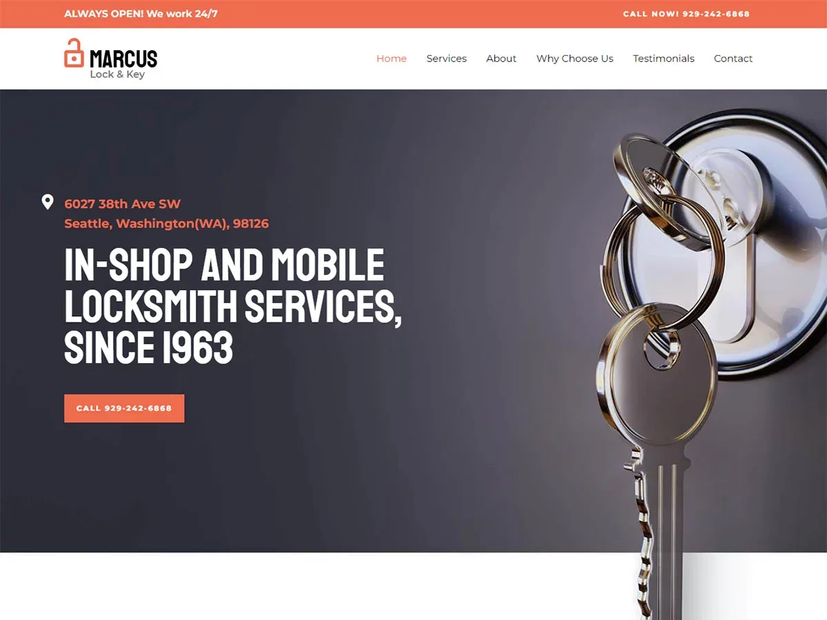 Vista previa del diseño Locksmith