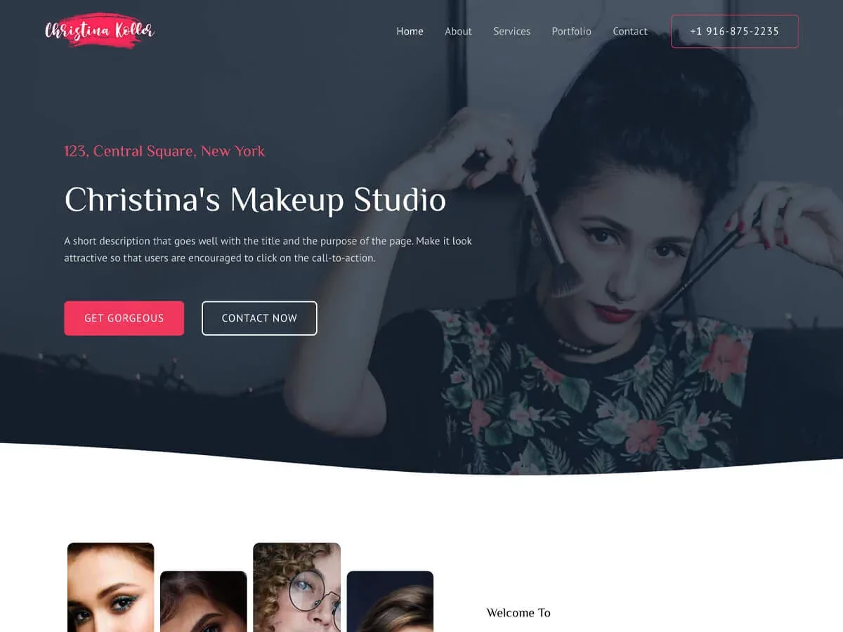 Vista previa del diseño Makeup Artist