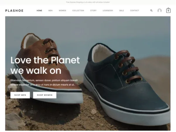 Vista previa del diseño Recycled Shoe Store