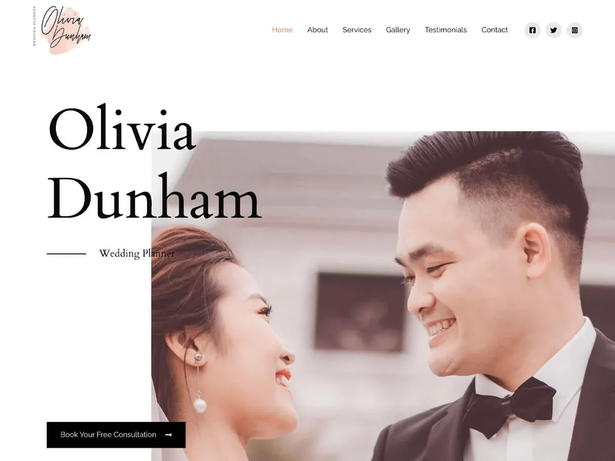 Vista previa del diseño Wedding Organizer