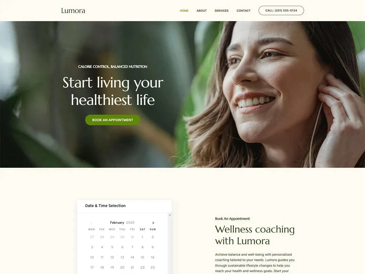 Vista previa del diseño Wellness Coach