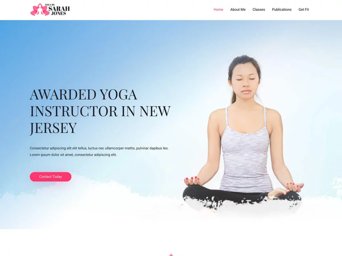 Vista previa del diseño Yoga Instructor